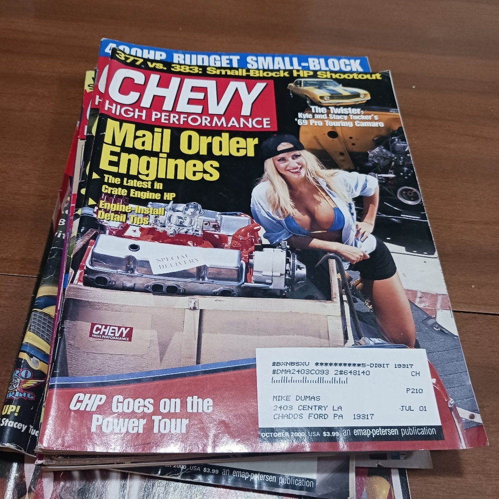 Chevy Magazines High Performance 2000 Lot 9